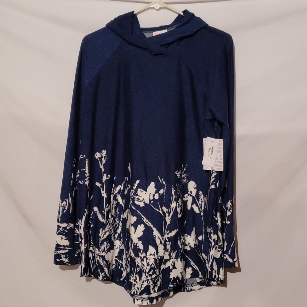 Lularoe Amber hoodie floral